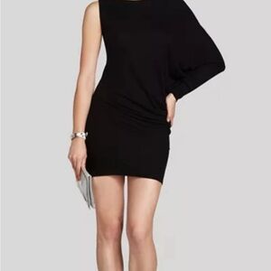 BCBGMaxAzria Elegant Black One-Shoulder Dress